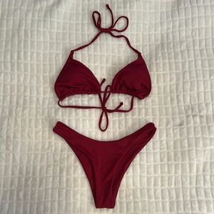 Red Bikini Set